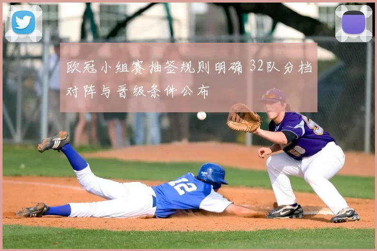 欧冠小组赛抽签规则明确 32队分档对阵与晋级条件公布